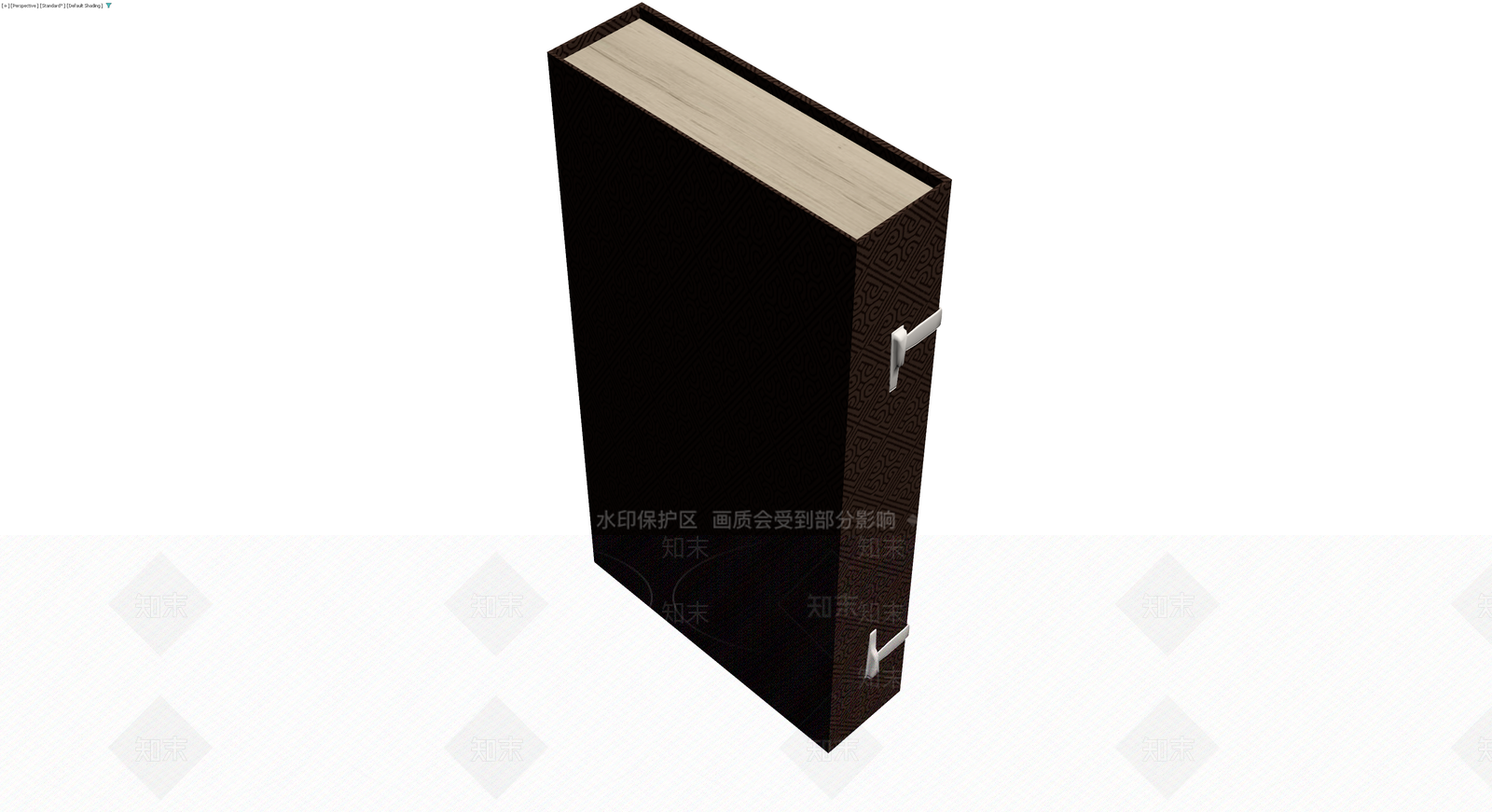 中式精装书籍3D模型下载【ID:1230119946】