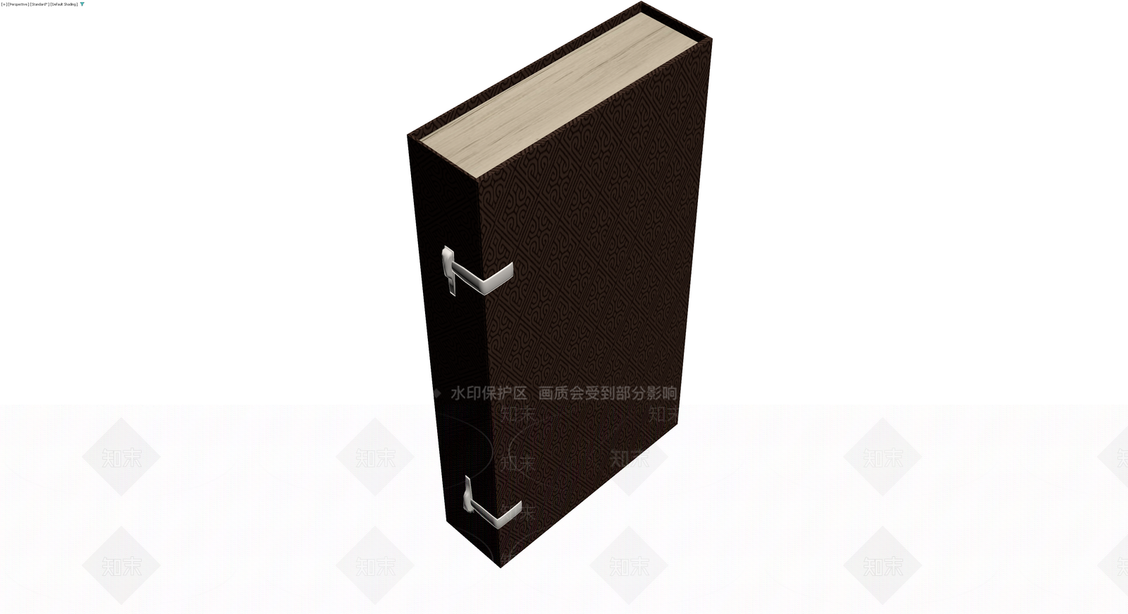 中式精装书籍3D模型下载【ID:1230119946】