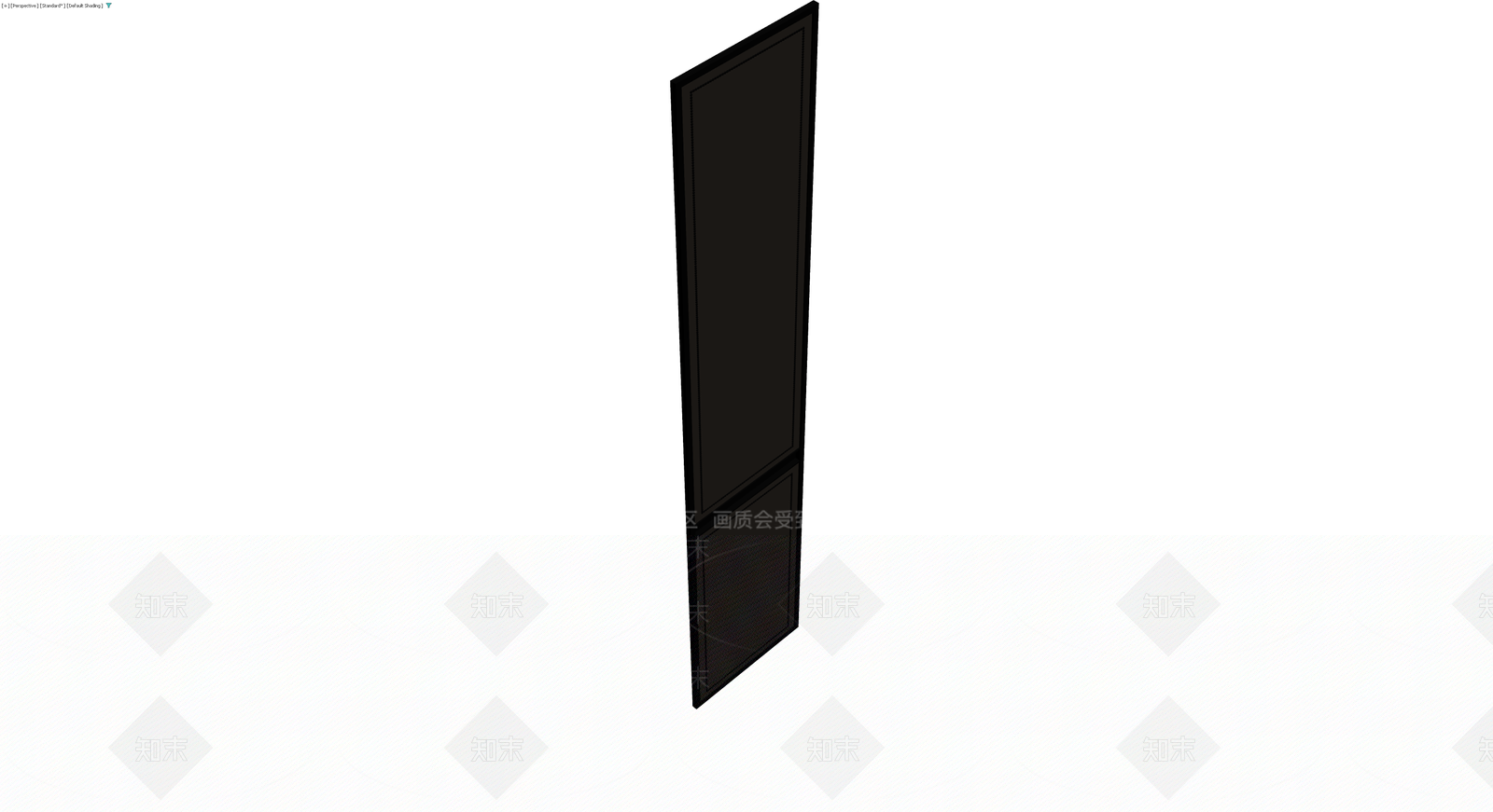 黑色双门立柜3D模型下载【ID:1230645916】