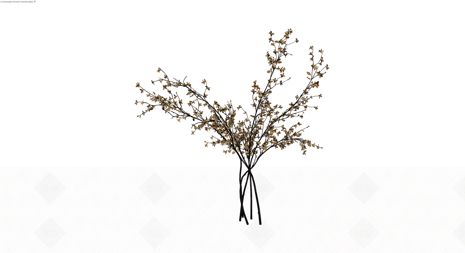 枯枝干花植物模型3D模型下载【ID:1230409408】