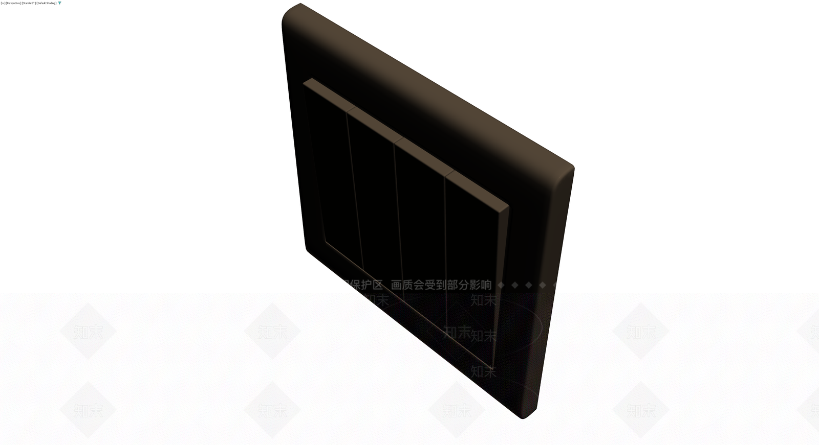 四开开关面板3D模型下载【ID:1230447323】