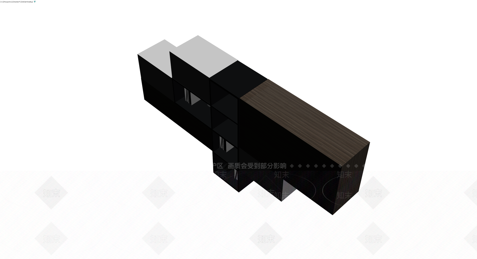 现代组合储物柜3D模型下载【ID:1230130517】