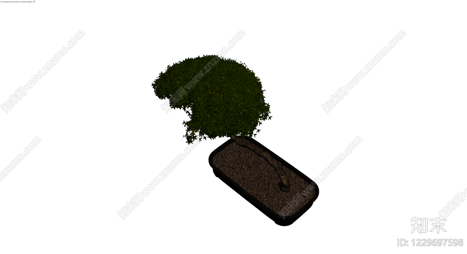 造型盆景盆栽模型3D模型下载【ID:1229697598】