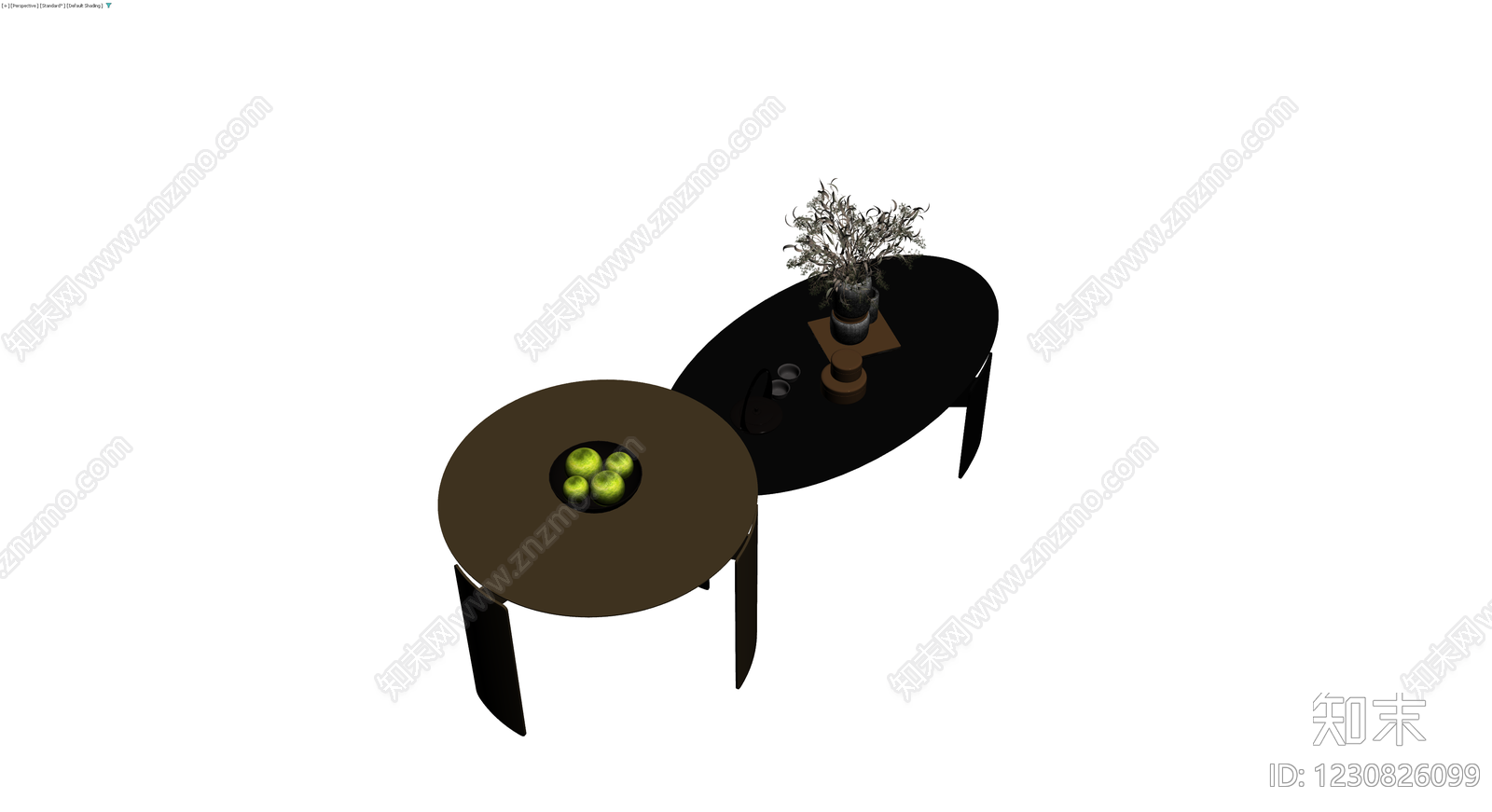 组合式休闲桌椅场景3D模型下载【ID:1230826099】