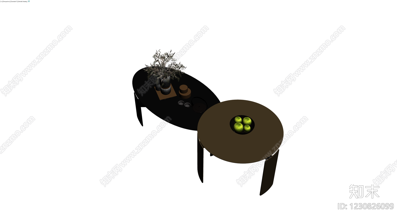组合式休闲桌椅场景3D模型下载【ID:1230826099】