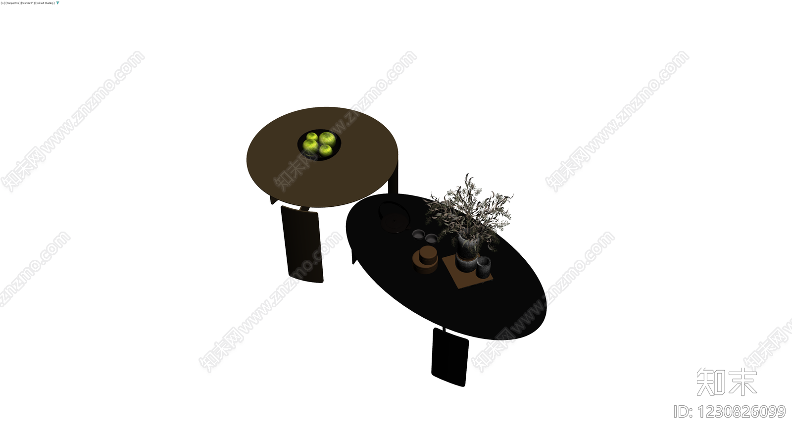 组合式休闲桌椅场景3D模型下载【ID:1230826099】