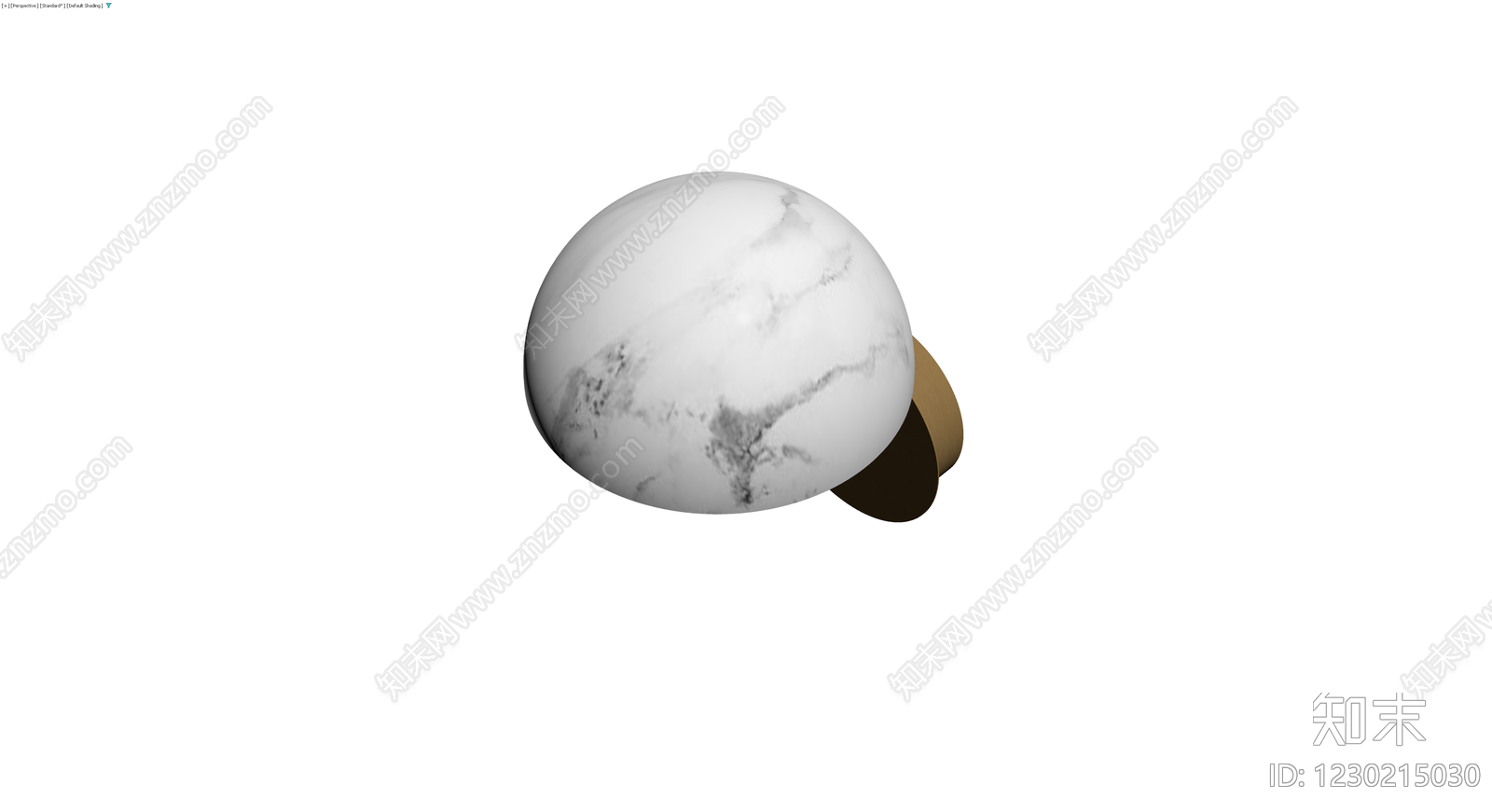 大理石壁灯3D模型下载【ID:1230215030】