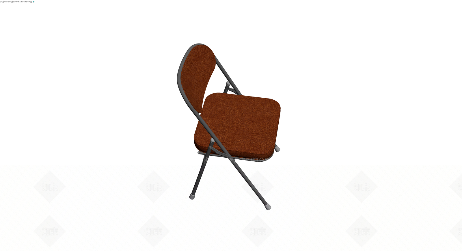 棕色软包折叠椅3D模型下载【ID:1229901517】