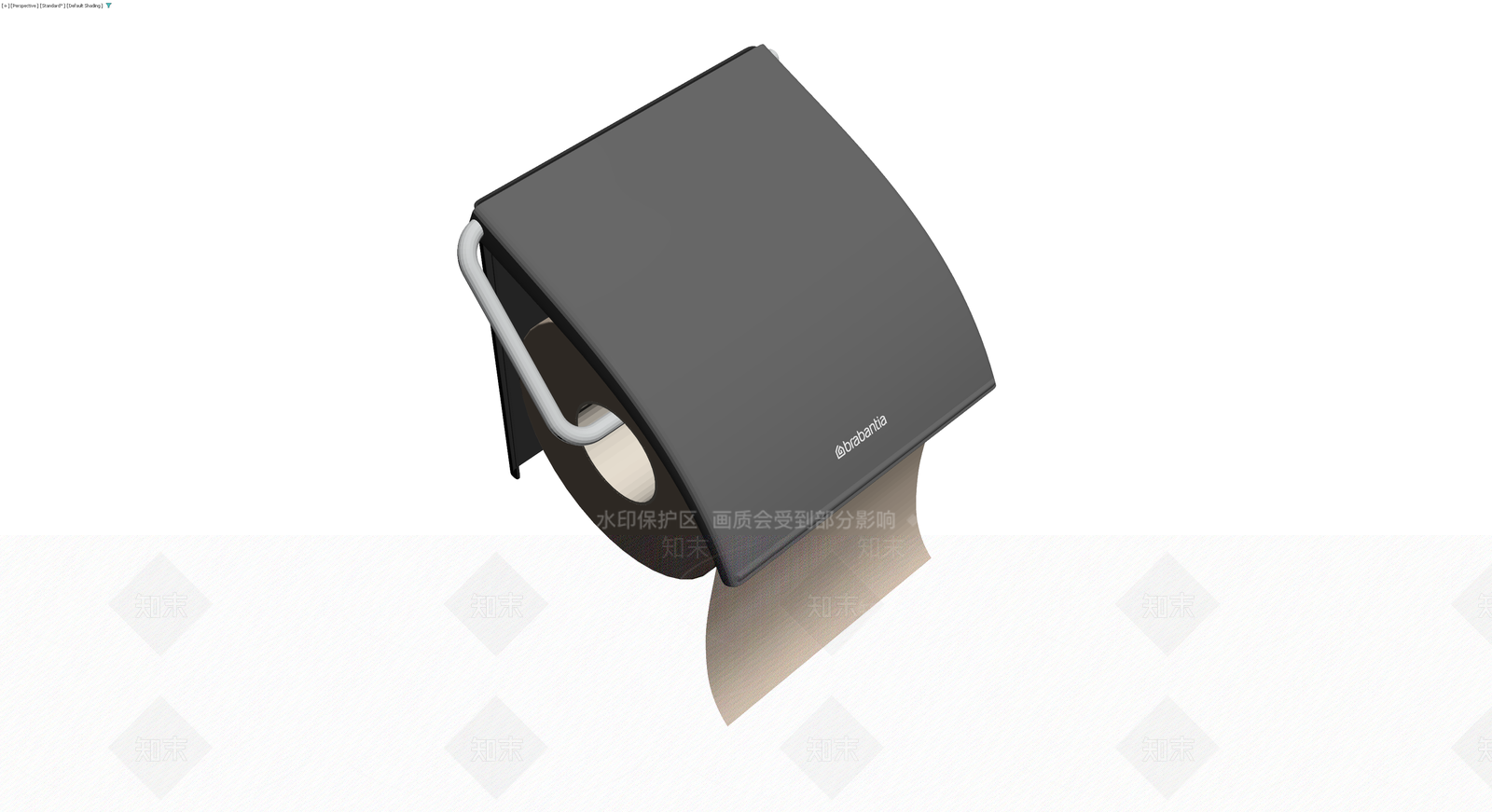 Brabantia品牌卷纸架3D模型下载【ID:1229603946】