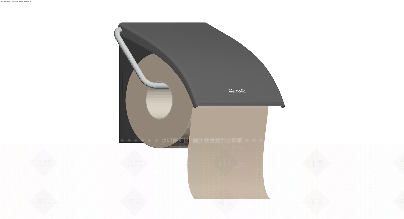 Brabantia品牌卷纸架3D模型下载【ID:1229603946】