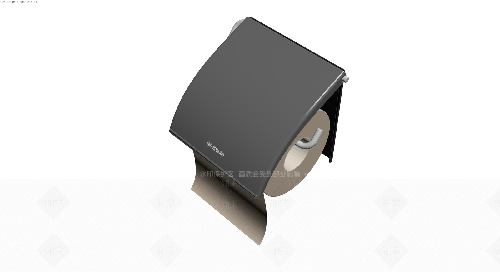 Brabantia品牌卷纸架3D模型下载【ID:1229603946】