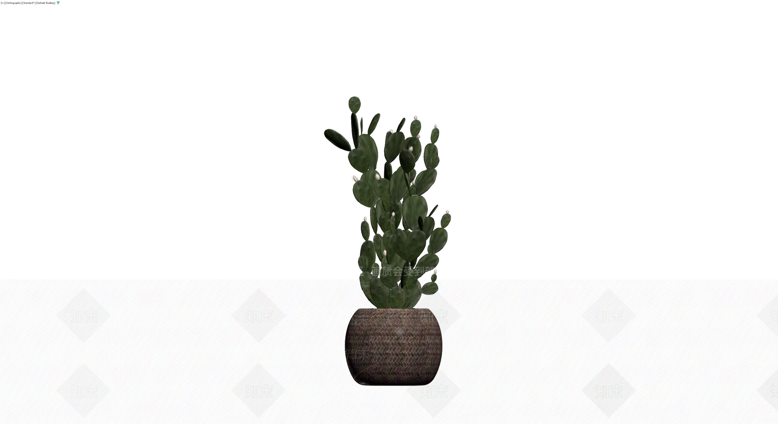 盆栽仙人掌组合3D模型下载【ID:1230360062】