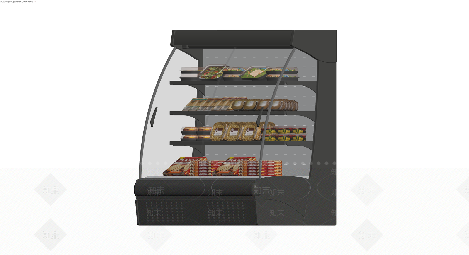 商用冷藏展示柜3D模型下载【ID:1229880518】