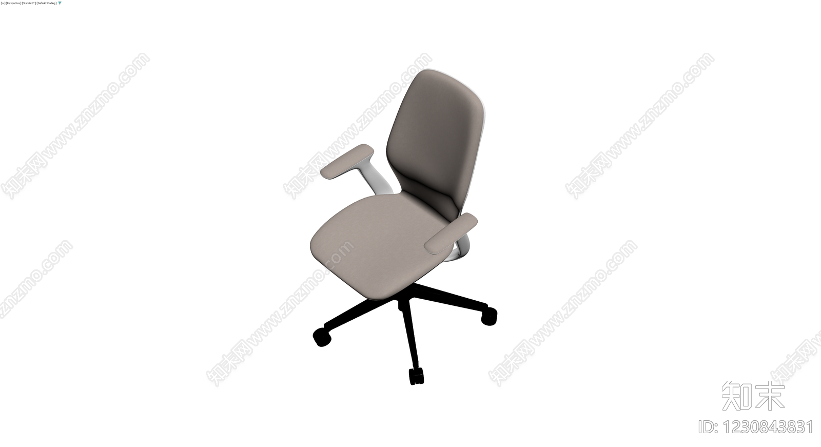现代办公椅3D模型下载【ID:1230843831】