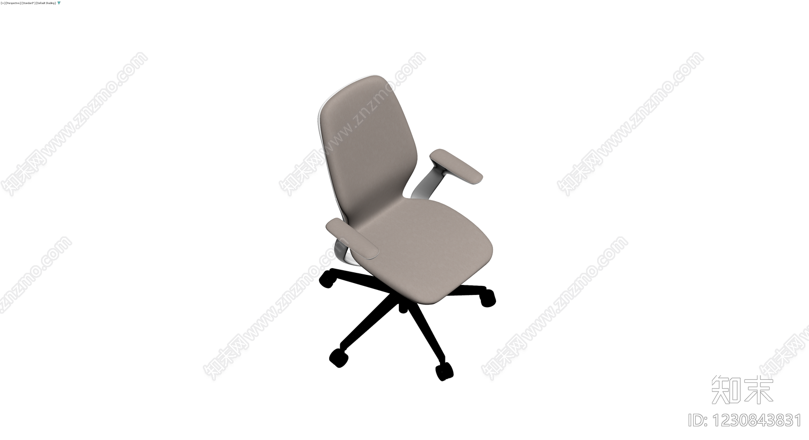 现代办公椅3D模型下载【ID:1230843831】