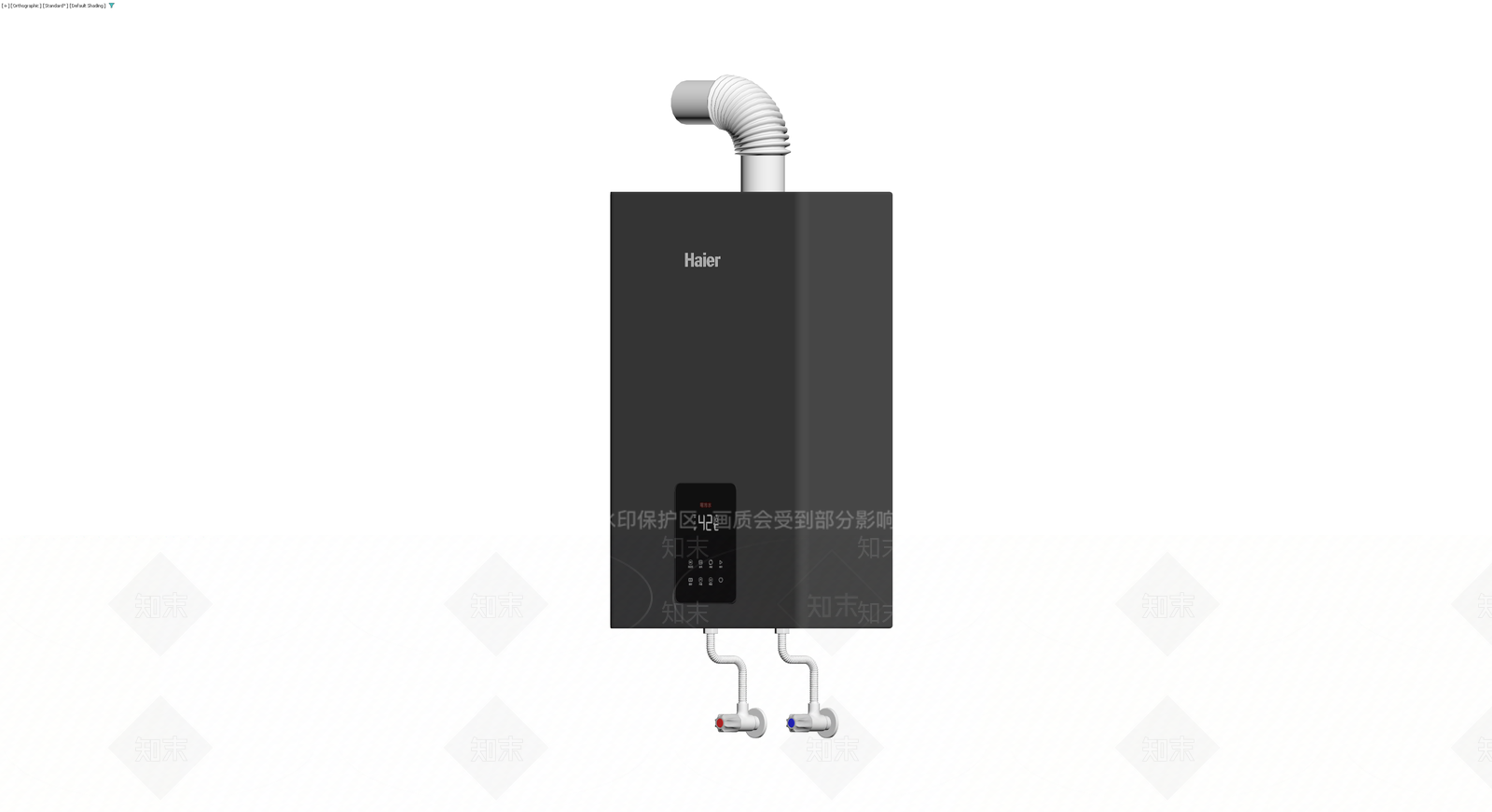 海尔燃气热水器3D模型下载【ID:1230657146】