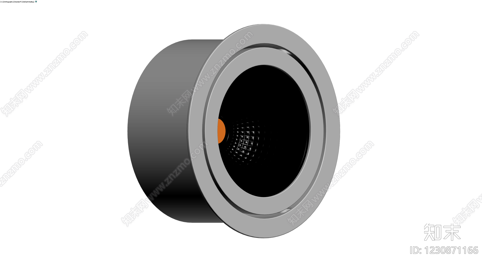 黑色筒灯/射灯模型3D模型下载【ID:1230871166】
