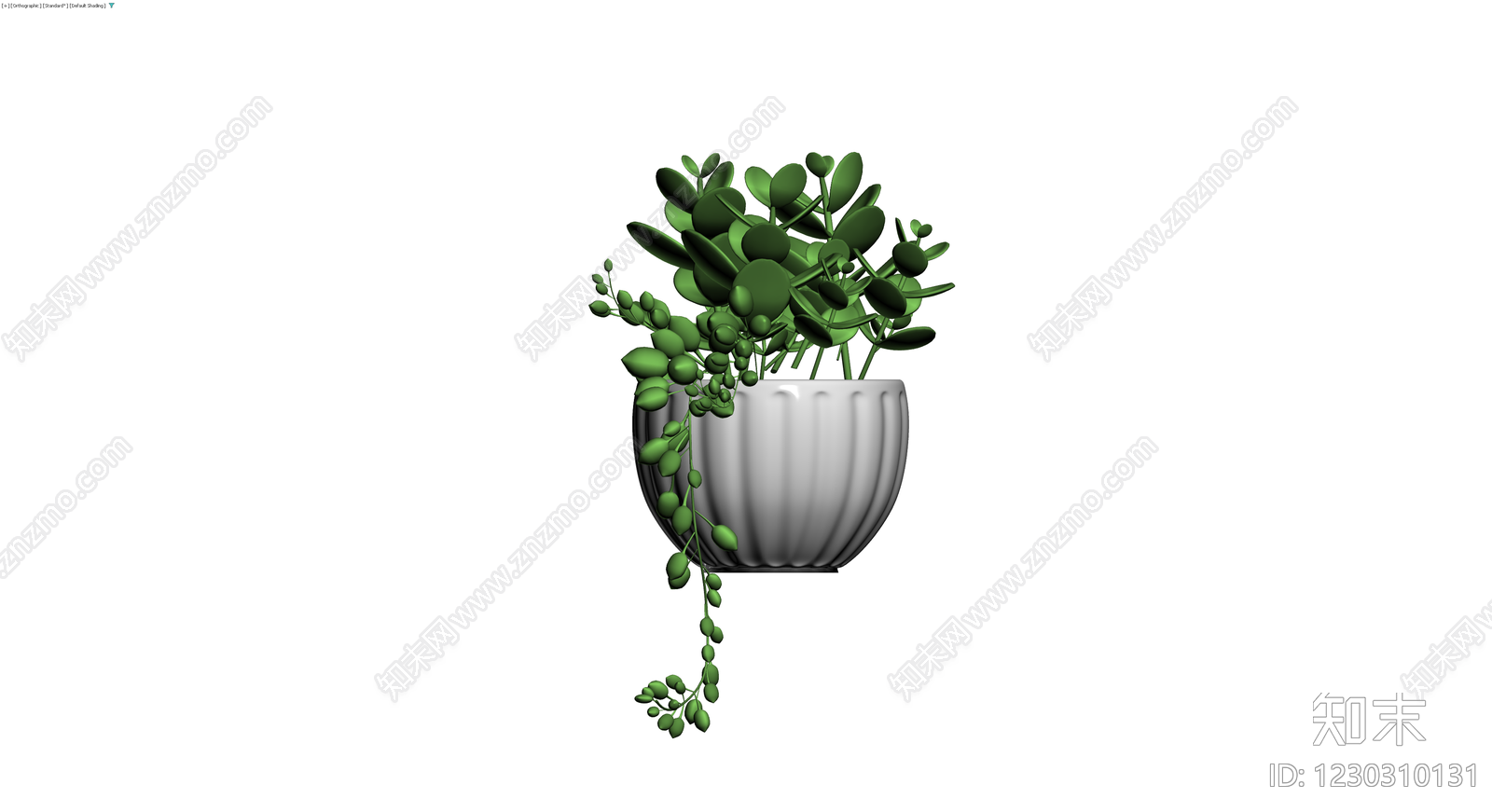 多肉组合盆栽模型3D模型下载【ID:1230310131】