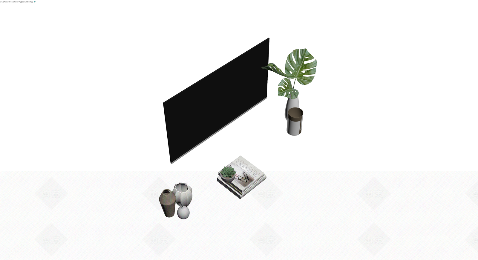 组合装饰摆件组3D模型下载【ID:1229686869】