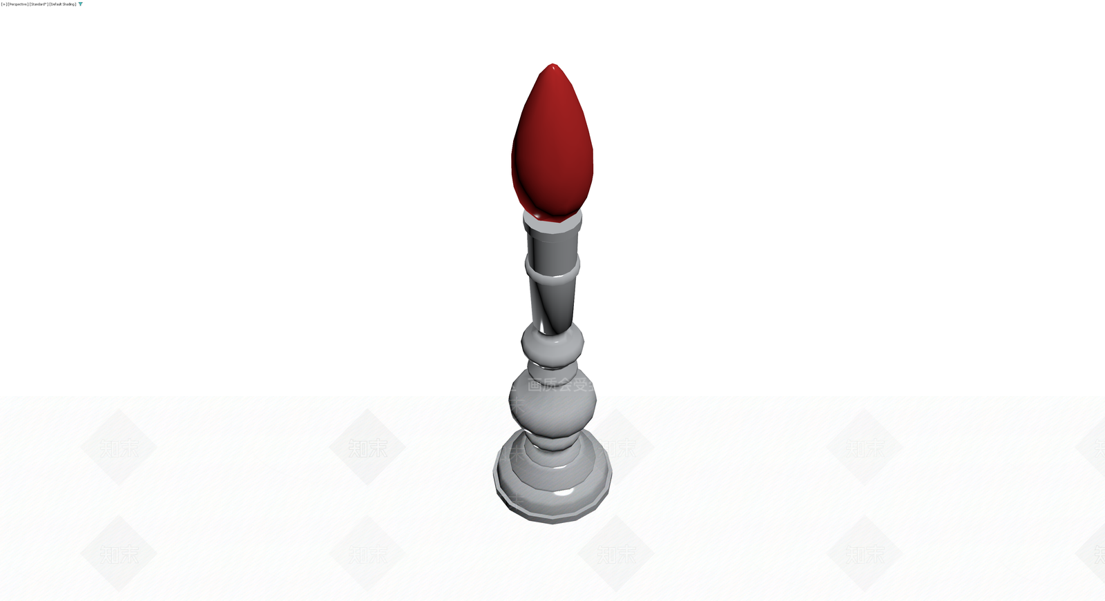 红烛灰座烛台3D模型下载【ID:1230575184】