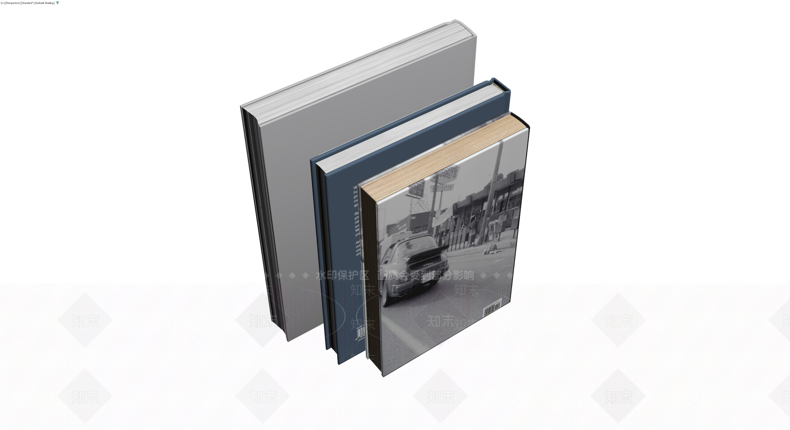 书籍组合（艺术与设计类）3D模型下载【ID:1230765015】