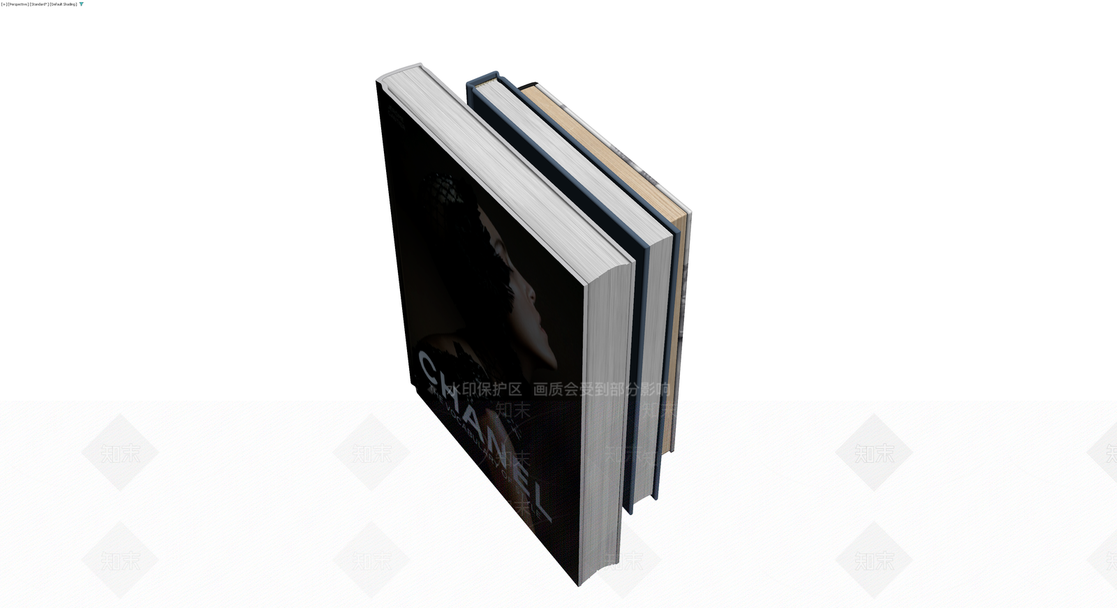 书籍组合（艺术与设计类）3D模型下载【ID:1230765015】