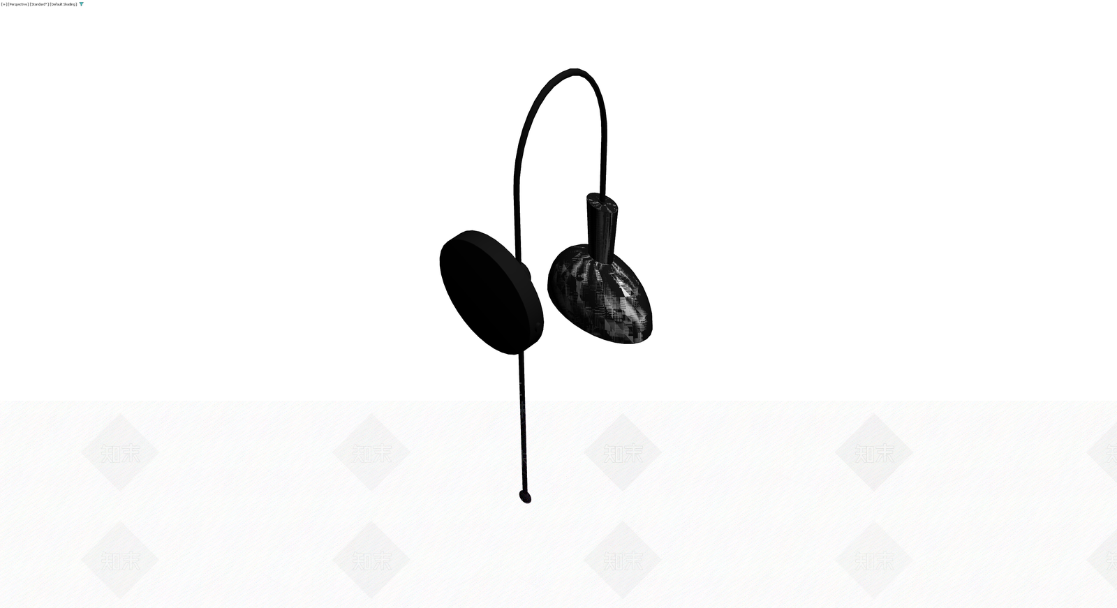 黑色极简壁灯3D模型下载【ID:1230157102】