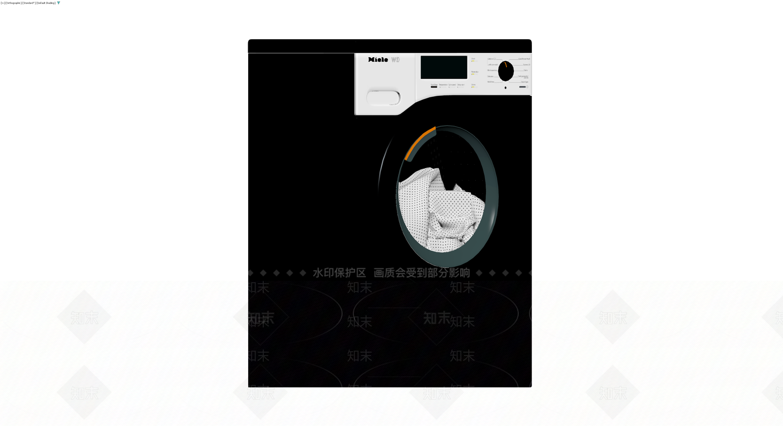 Miele滚筒洗衣机模型3D模型下载【ID:1229911925】
