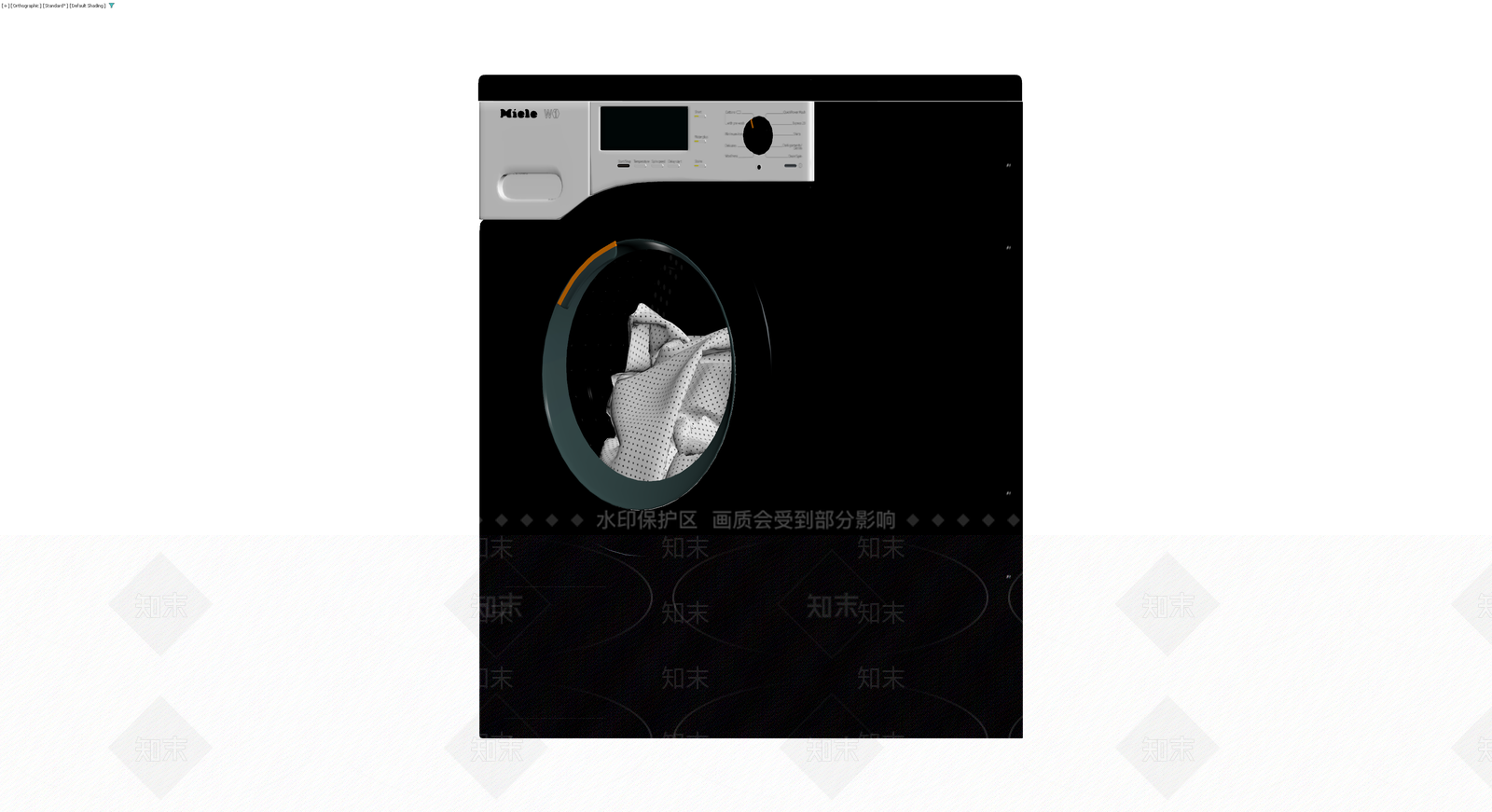Miele滚筒洗衣机模型3D模型下载【ID:1229911925】