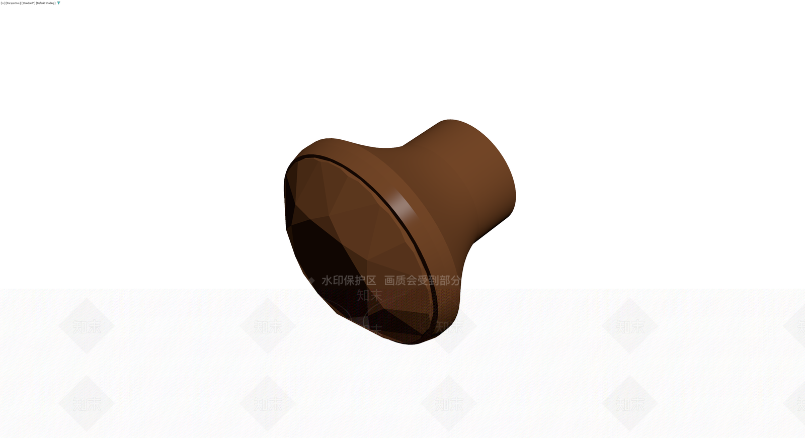 棕色蘑菇头门吸3D模型下载【ID:1230374129】