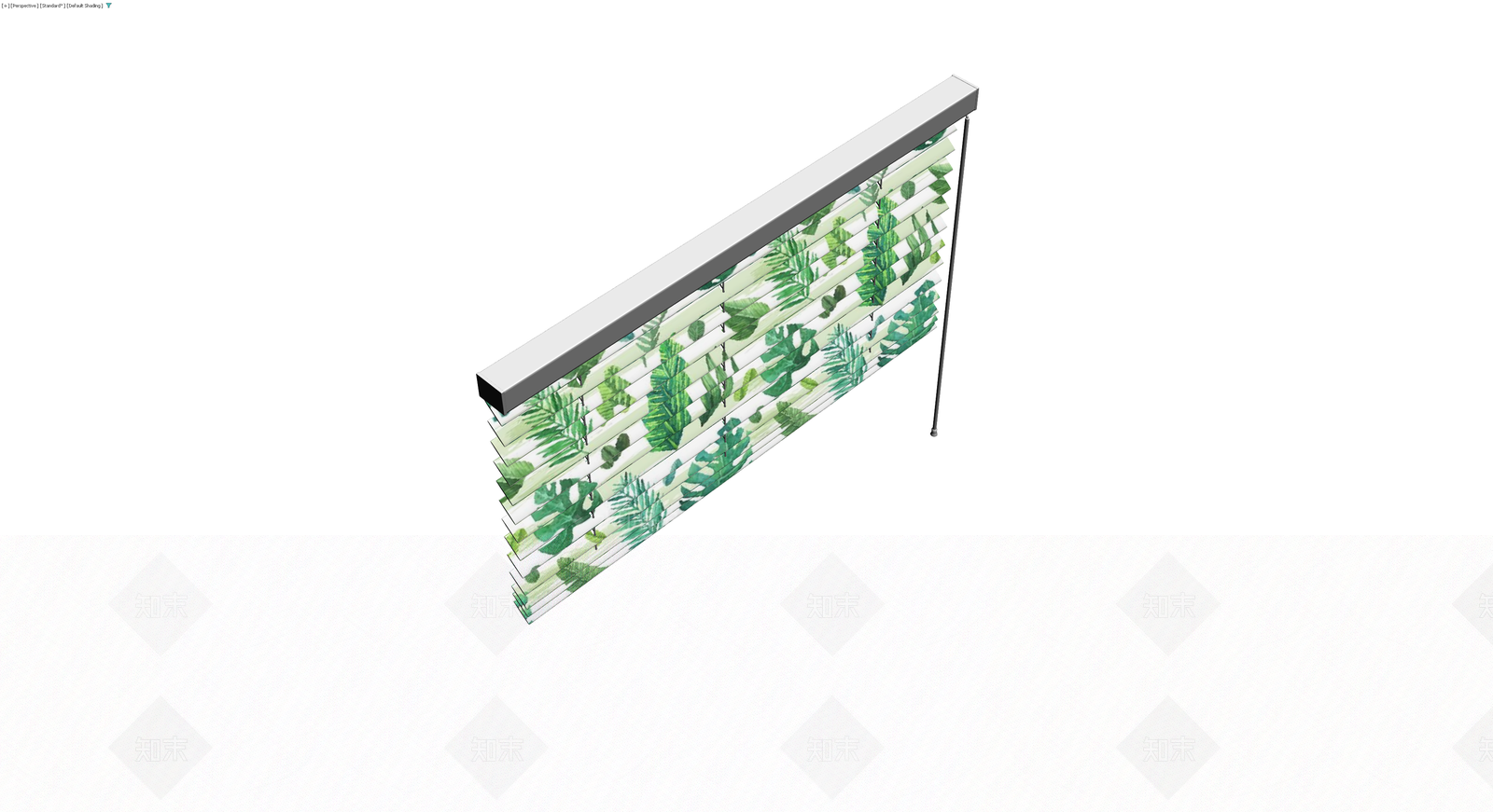 热带植物纹理百叶窗3D模型下载【ID:1230704414】