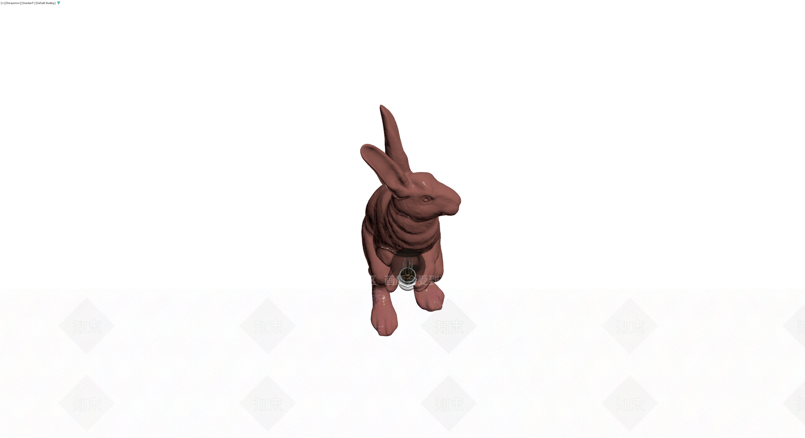 手持灯泡的兔子雕塑3D模型下载【ID:1229982433】