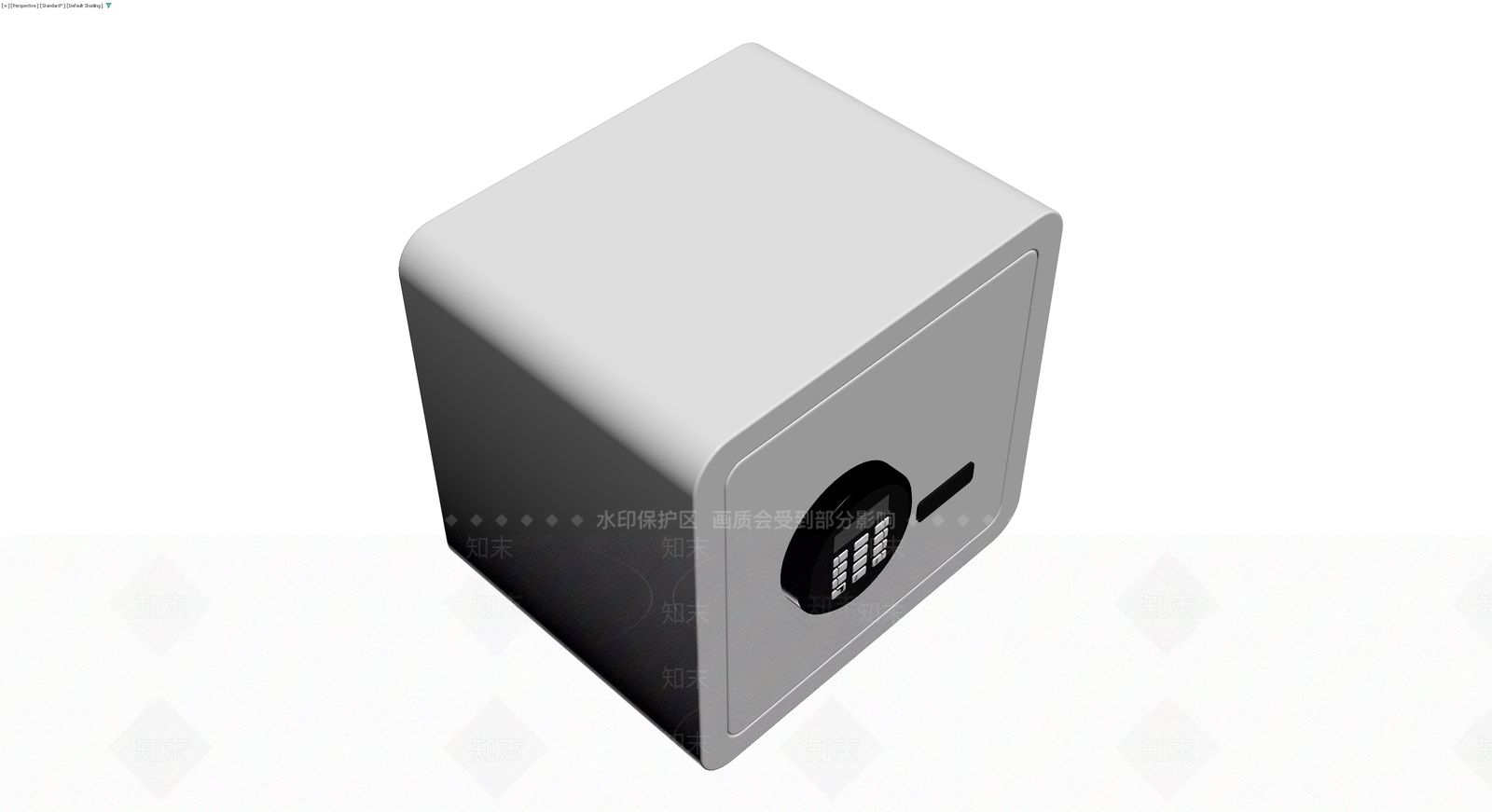 电子密码保险箱3D模型下载【ID:1229633904】