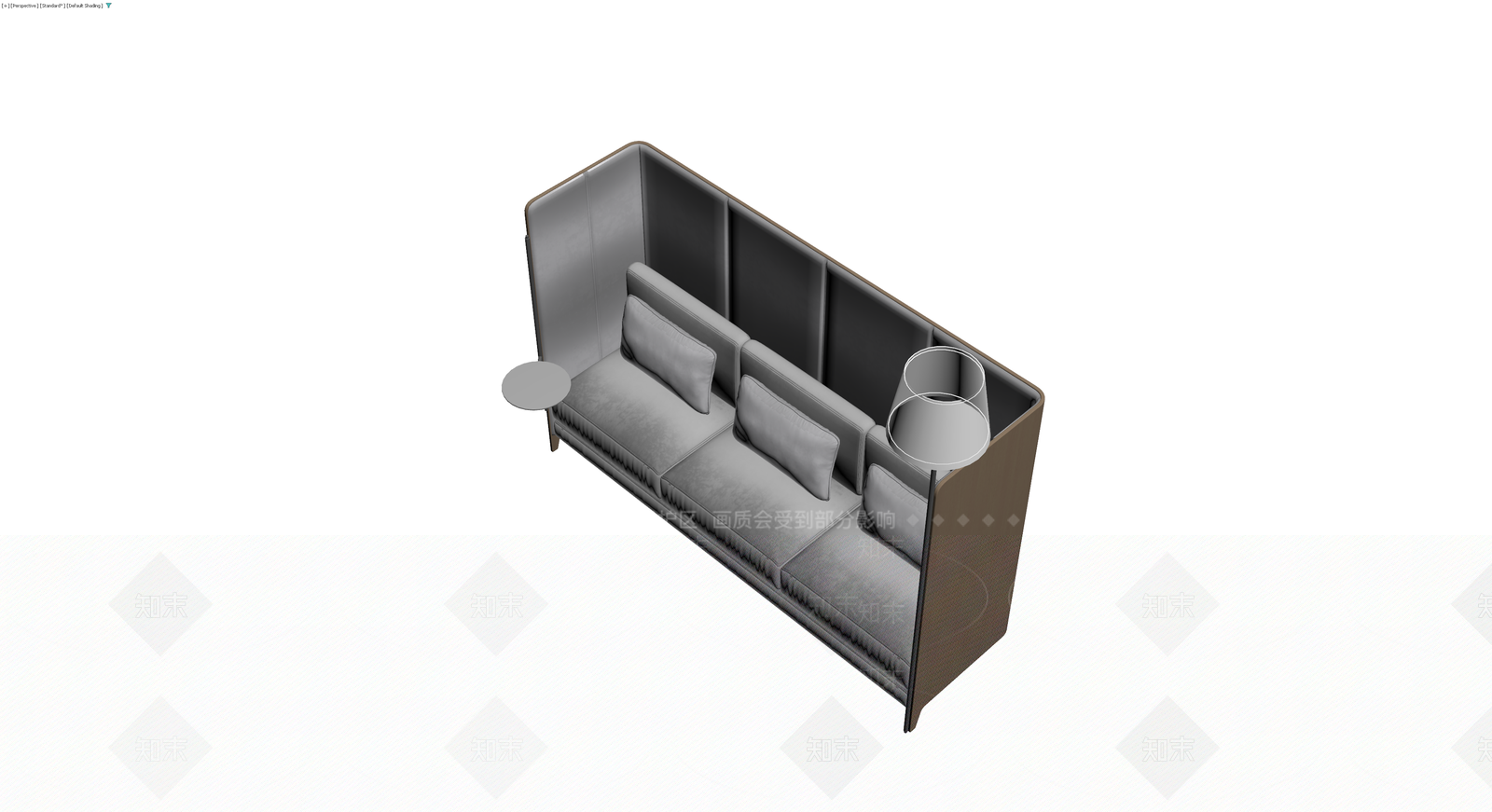 现代风格沙发组合3D模型下载【ID:1230751342】