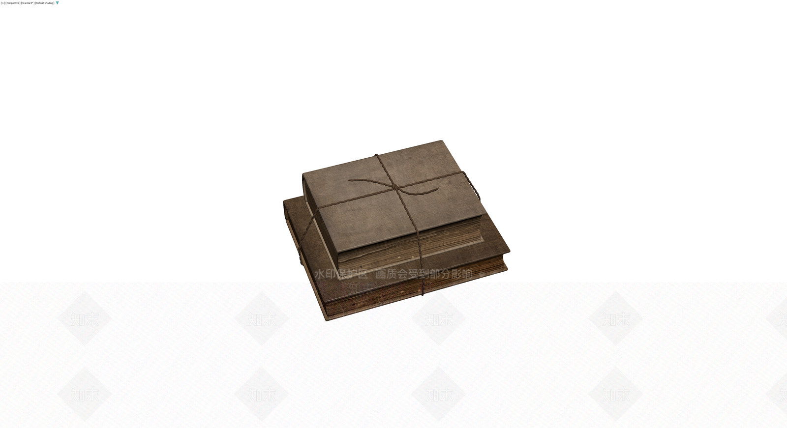 旧书堆叠组合3D模型下载【ID:1230412838】