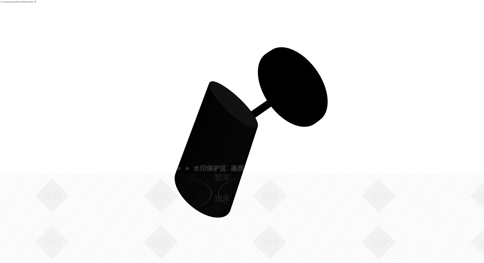 黑色哑光壁灯3D模型下载【ID:1230157181】