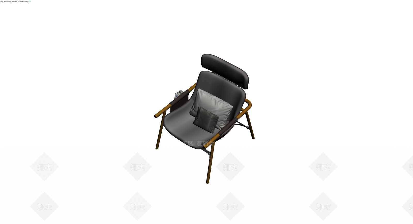 带收纳袋休闲椅3D模型下载【ID:1229925313】