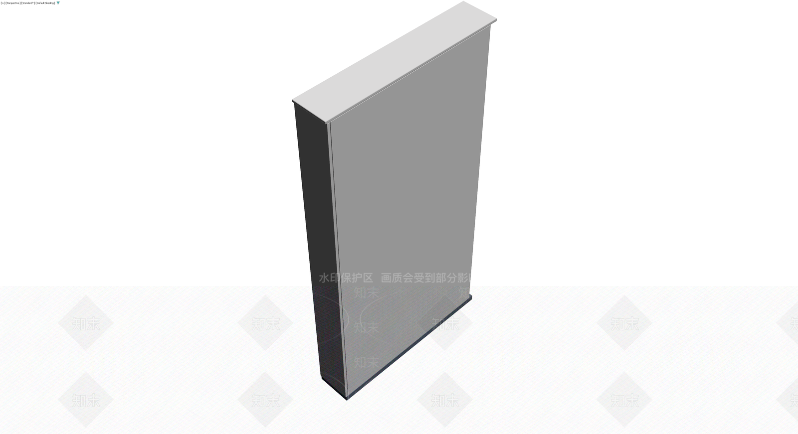 双门储物柜灰模3D模型下载【ID:1230087434】