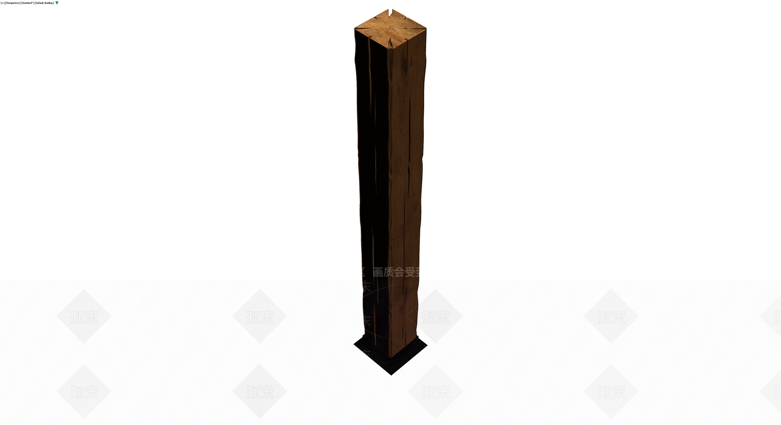 木质立柱底座3D模型下载【ID:1230322277】
