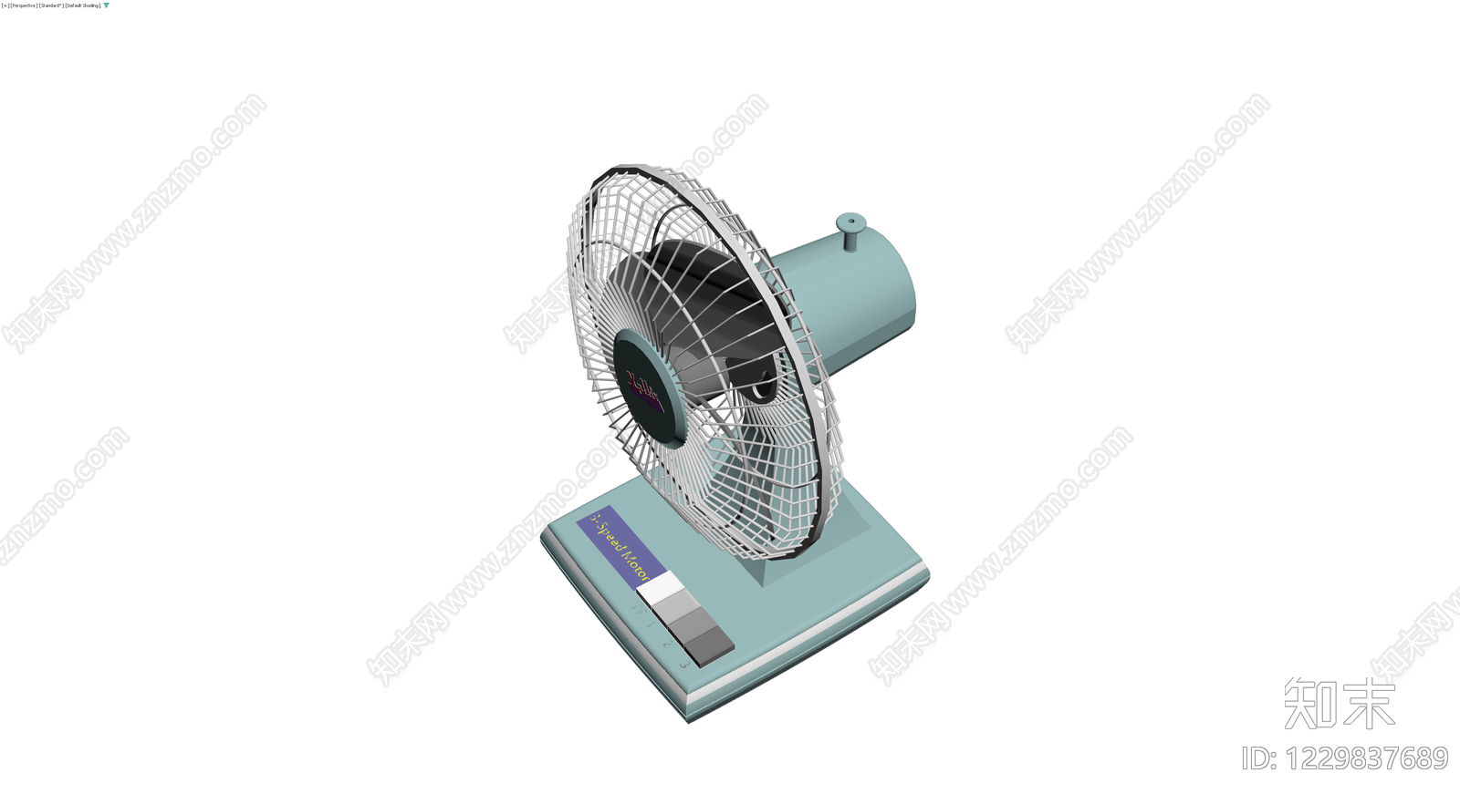 台式电风扇模型3D模型下载【ID:1229837689】