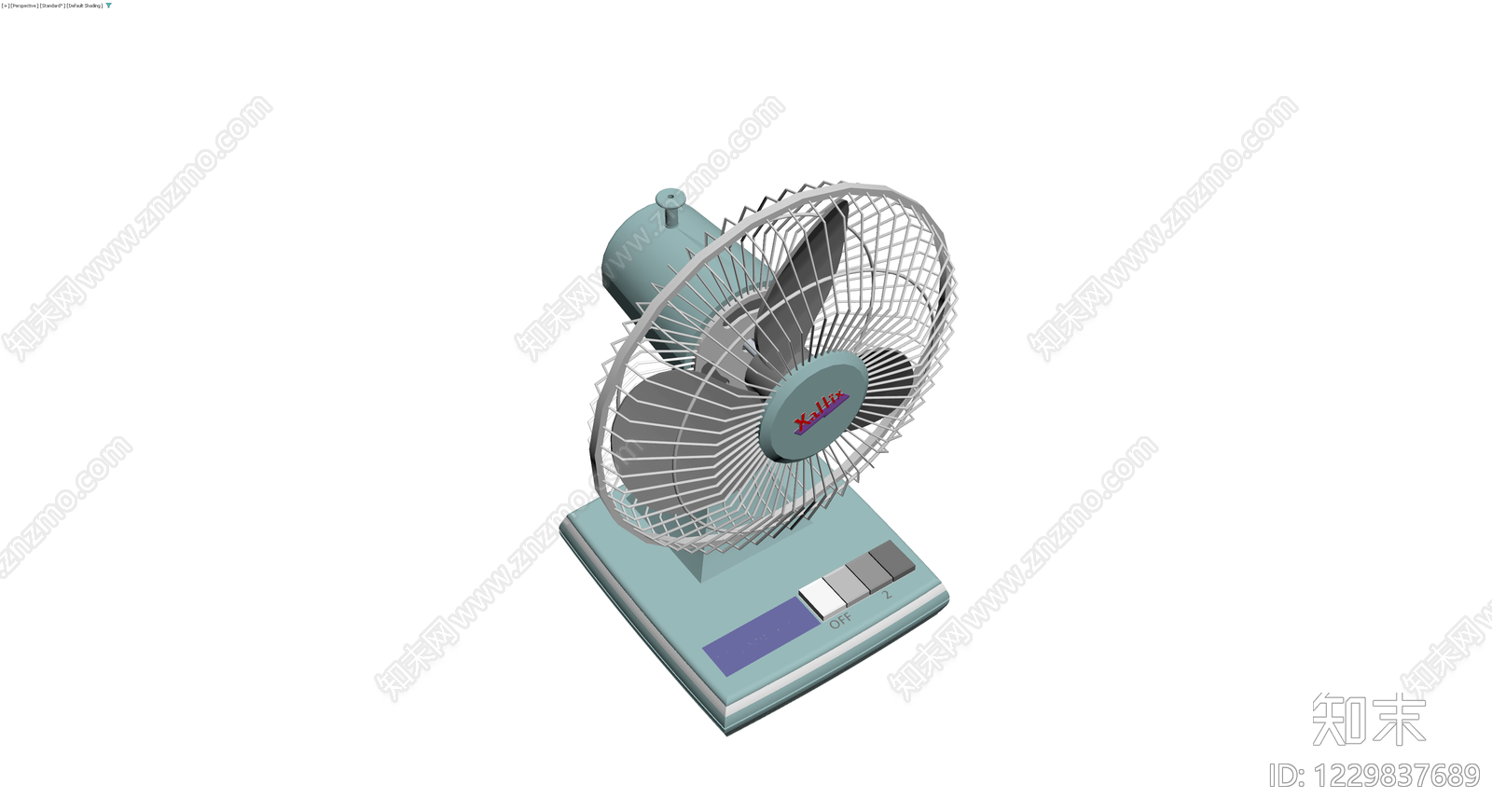 台式电风扇模型3D模型下载【ID:1229837689】
