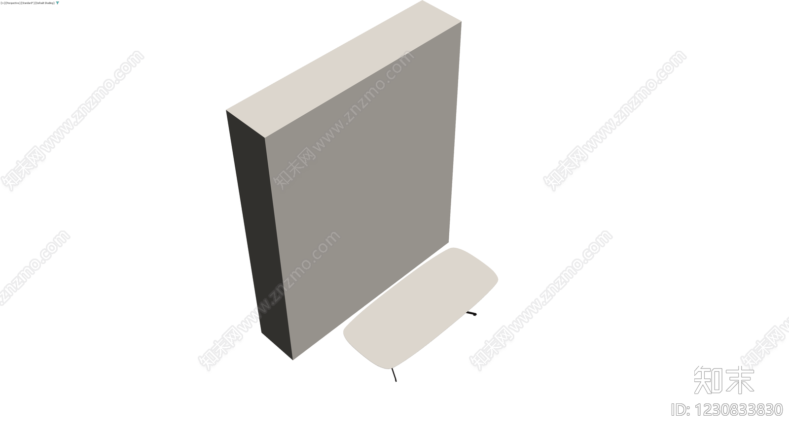 极简风格茶几模型3D模型下载【ID:1230833830】