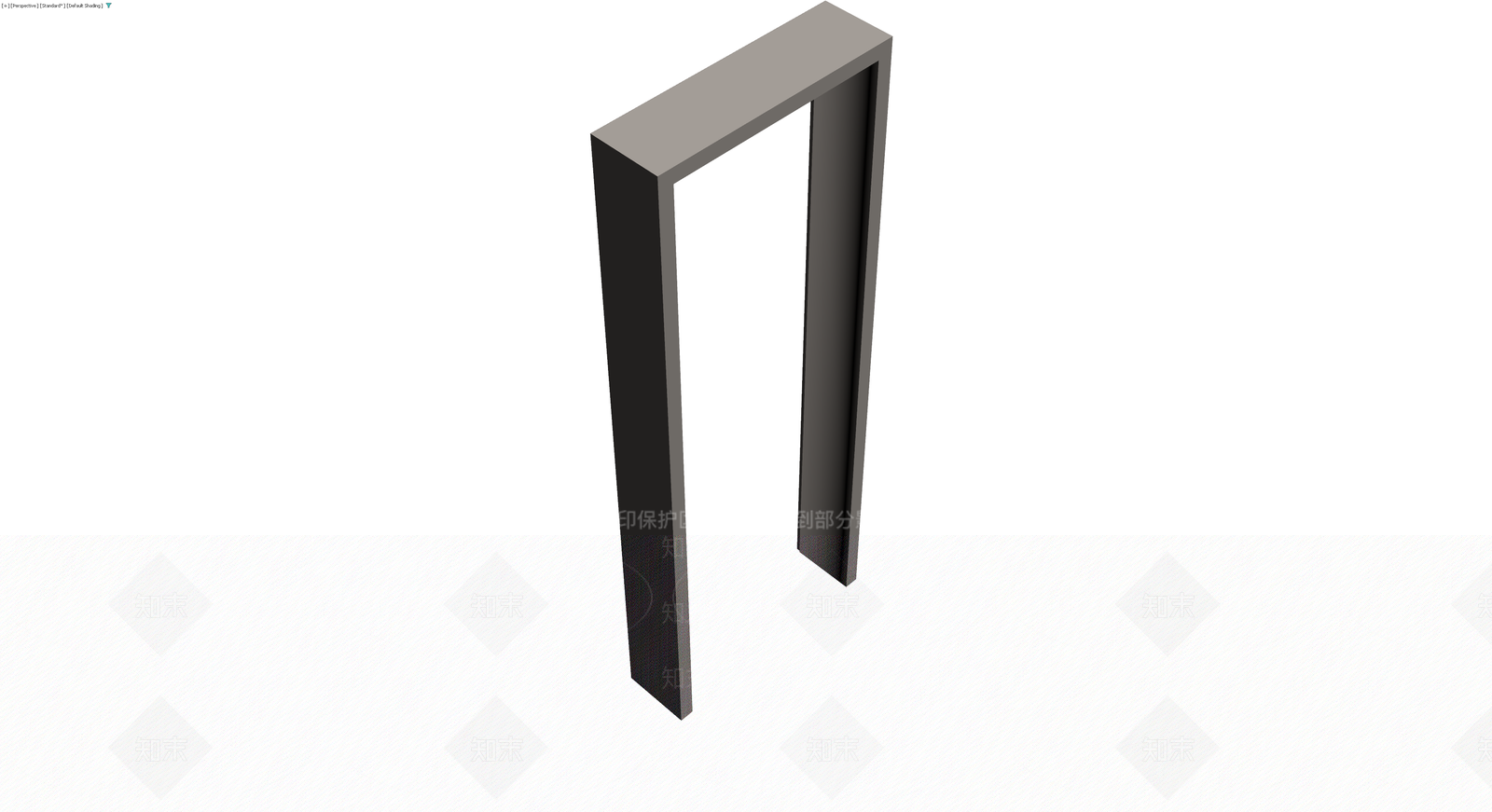 U型门框/拱门结构3D模型下载【ID:1230595461】