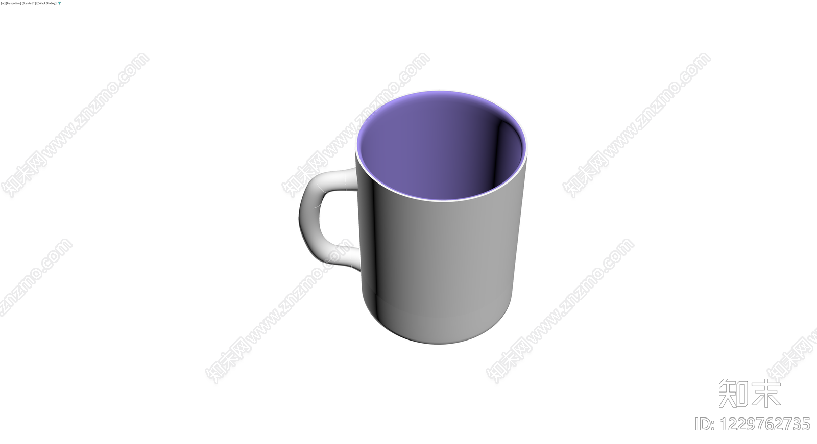 灰色马克杯模型3D模型下载【ID:1229762735】