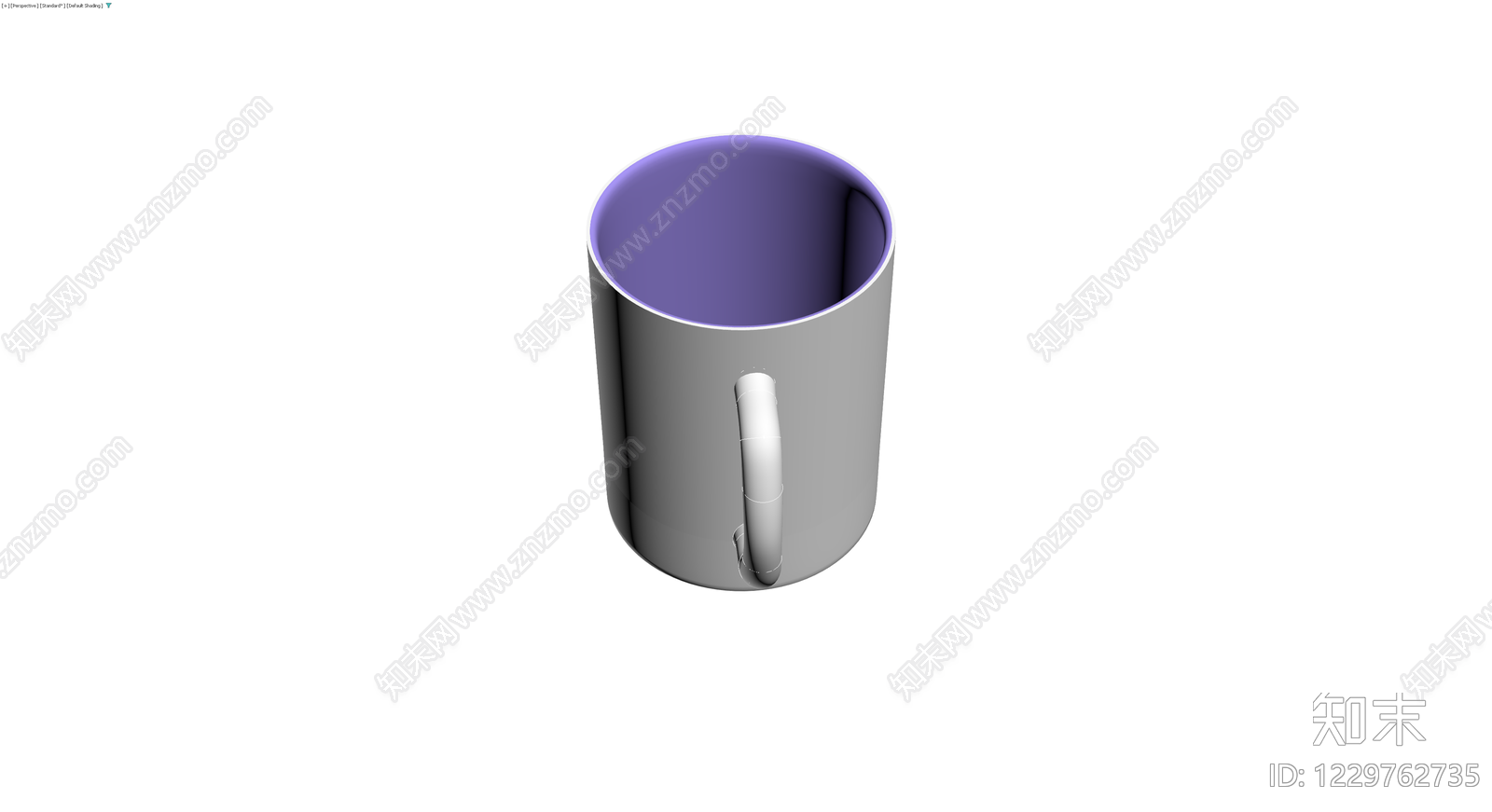 灰色马克杯模型3D模型下载【ID:1229762735】