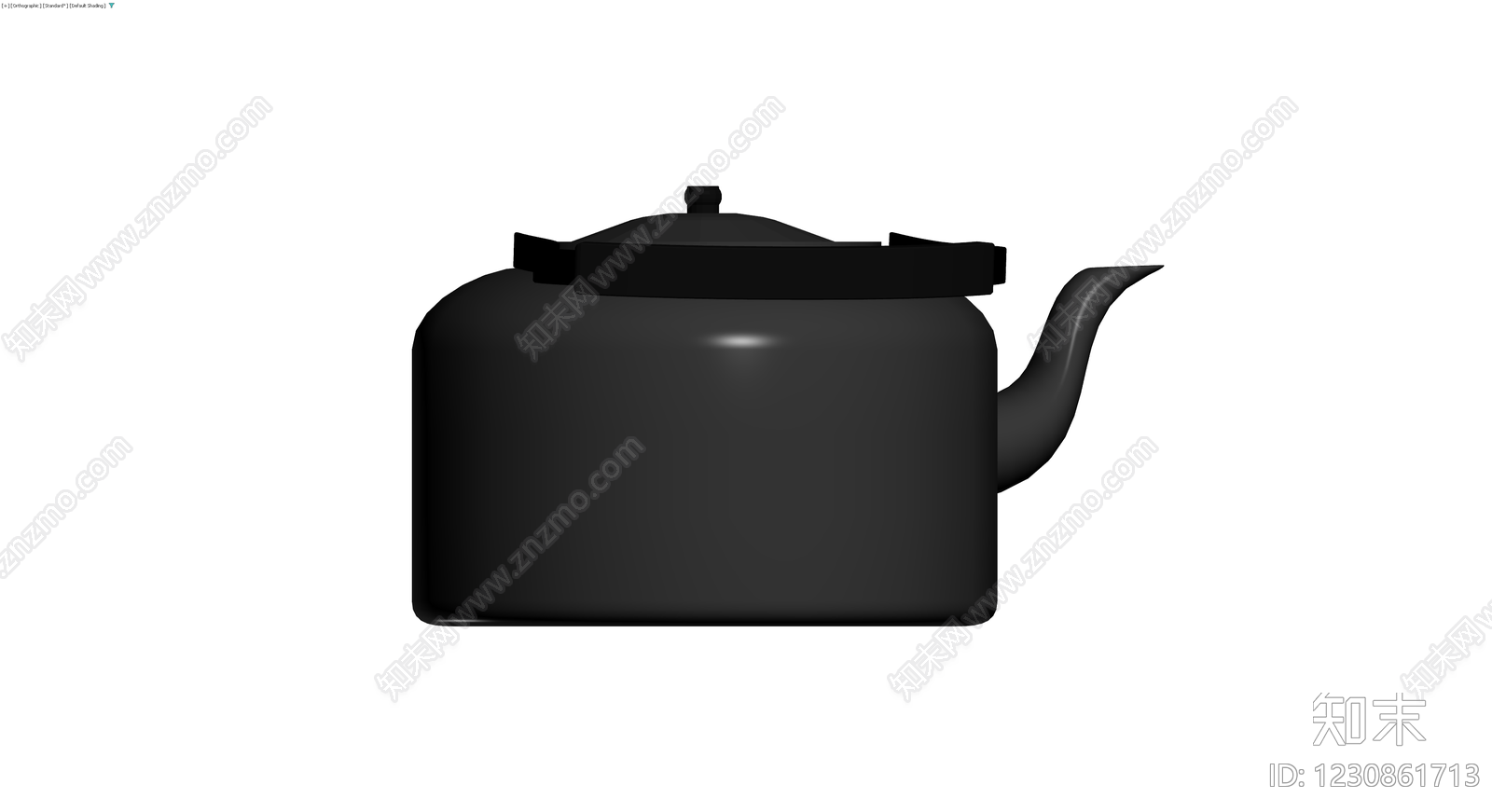 黑色电热水壶模型3D模型下载【ID:1230861713】