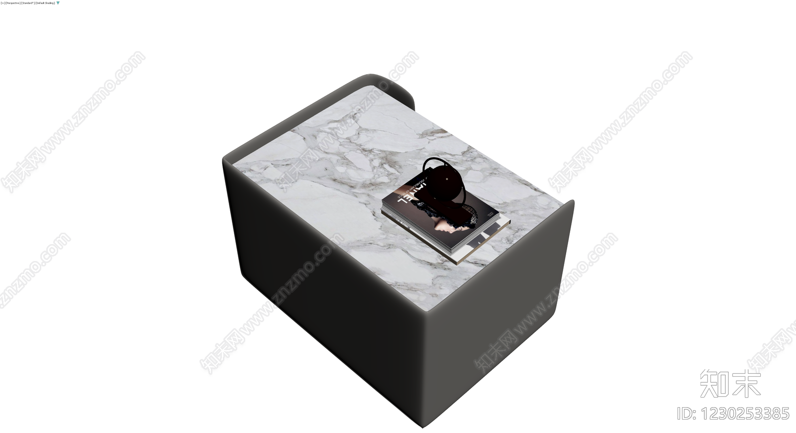 大理石边几带装饰3D模型下载【ID:1230253385】