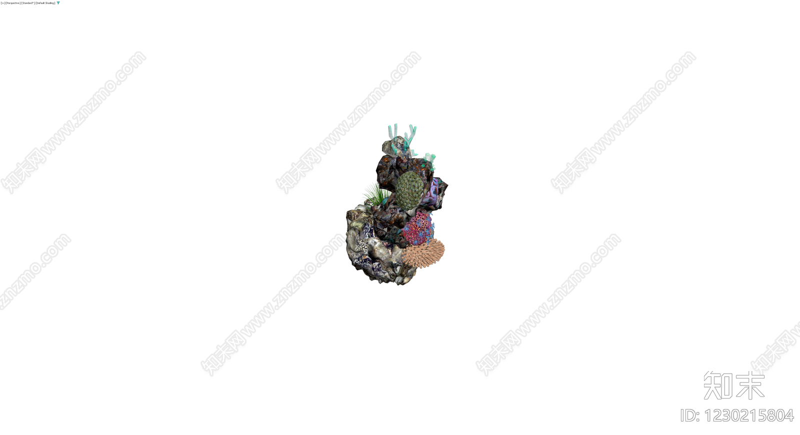 珊瑚礁景观小品3D模型下载【ID:1230215804】