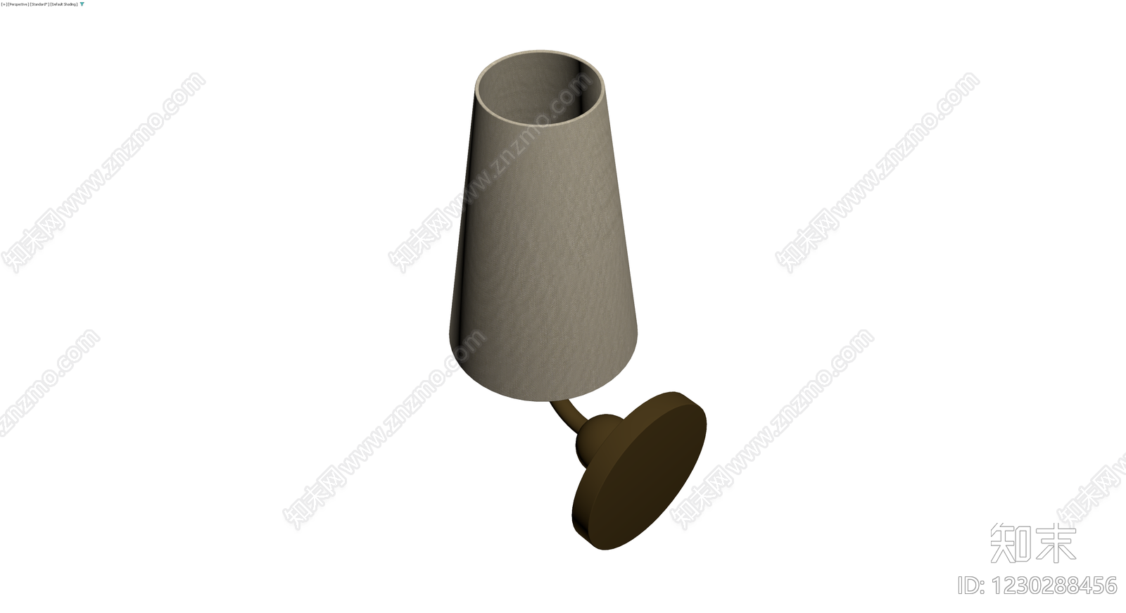 现代风格布艺壁灯3D模型下载【ID:1230288456】