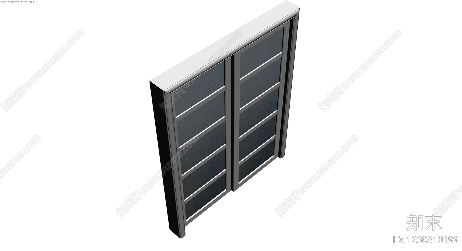 双开玻璃门体3D模型下载【ID:1230810199】